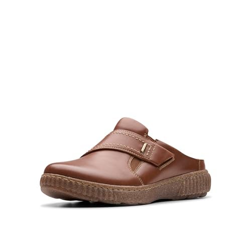 clarks حذاء كلاركس النسائي كارولين باي مولي، جلد بني، 5 - Image 1