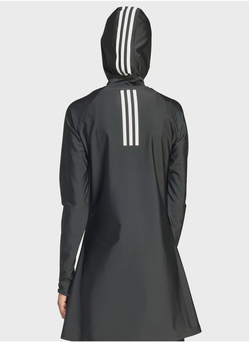 Adidas - 3 Stripes Swimtop - Image 1