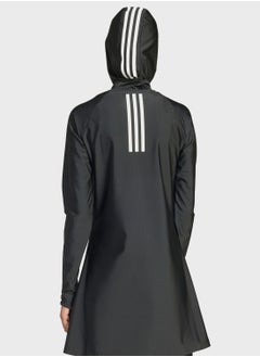 اديداس بلوزة سباحة مزينة بثلاثة خطوط  - Image 2