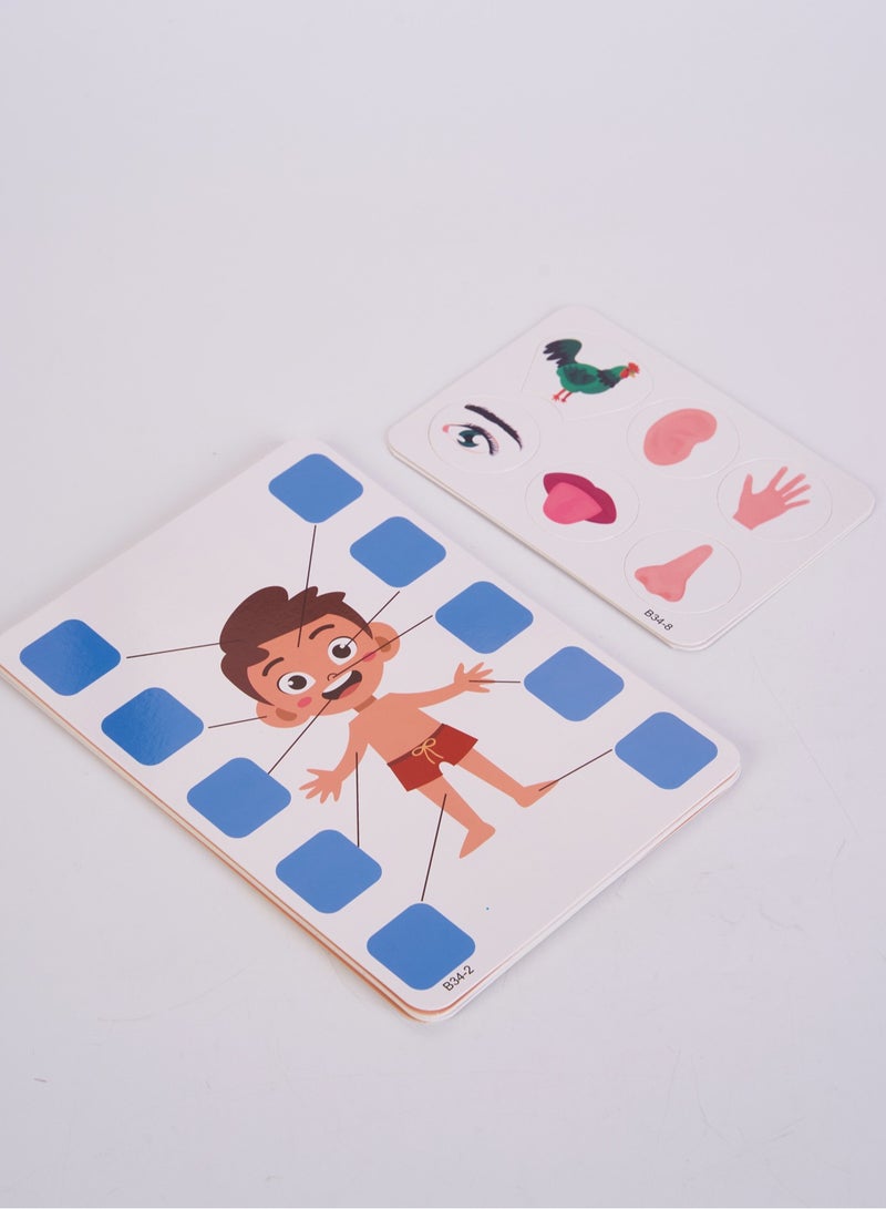 CALL PLAY Arabic Learning Flash Cards for Kids - Educational Language Game with  Vocabulary Cards, Fun Arabic Alphabet Teaching Tool for Toddlers Ages 3-6, Homeschool & Classroom Learning Aid， Speech Therapy, Word Games, Early Education - Image 4