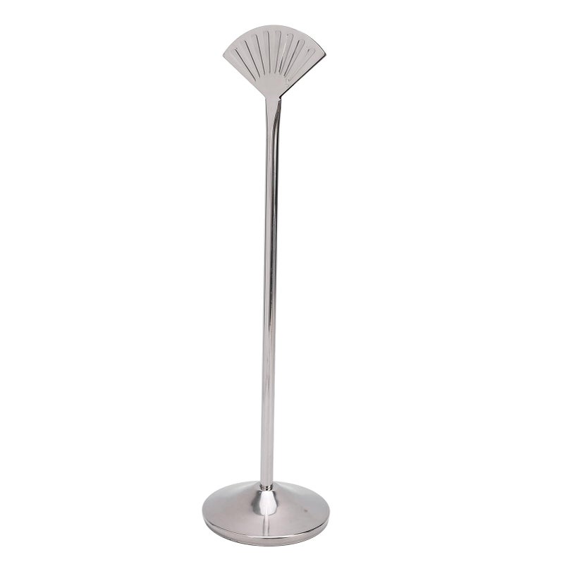Fan Shape Stainless Steel Place Card Holder Stable Base for Weddings and Parties - Image 5
