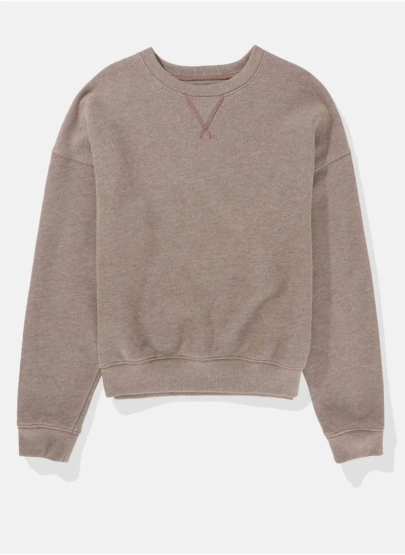 امريكان ايجل Casual Graphic Crew Neck Sweatshirt