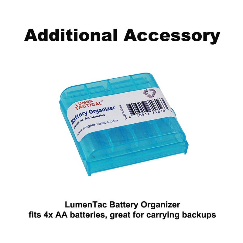 Fenix HP16R Rechargeable Headlamp, 1250 Lumens Spotlight, 400 Lumens Floodlight and Red Light with Lumentac AA Organizer - Image 2