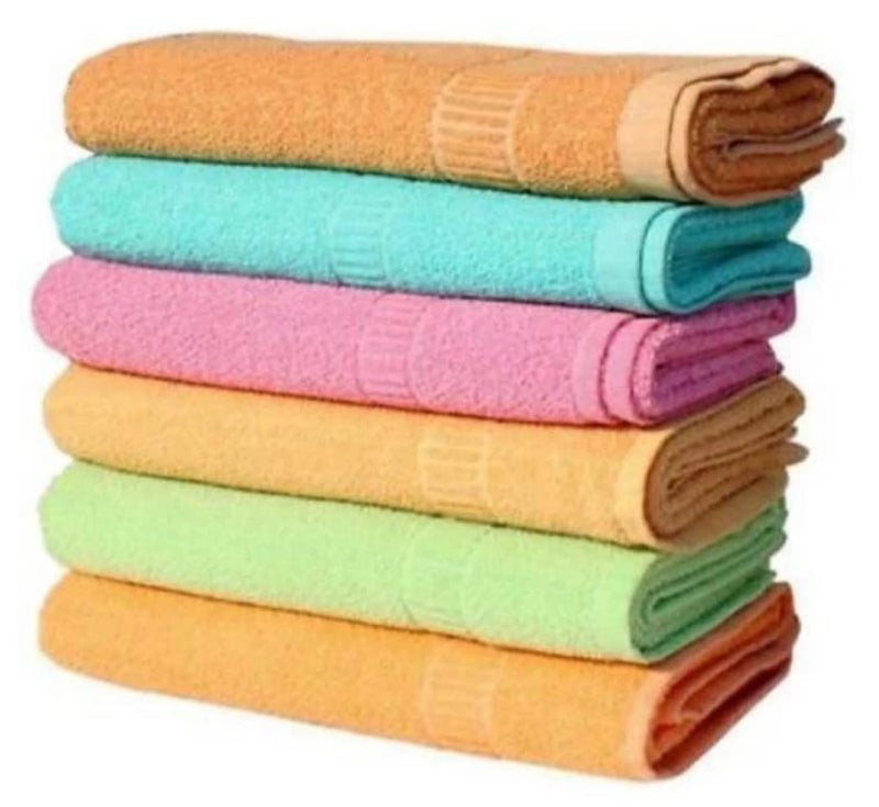 Clary 100% Cotton Hand & Face Towel for Men & Women, Ultra Soft, Absorbent & Quick Dry Towel for Hand & Face (13 * 18, 6) - Image 1