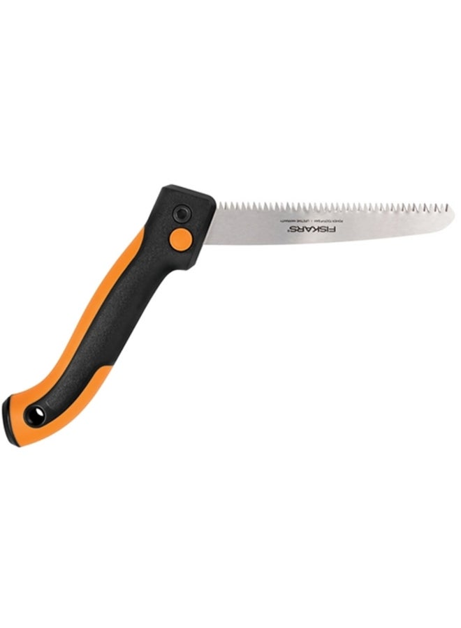 Fiskars Triple-Ground Teeth Soft Grip Foldable Pruning Saw Black and Orange 7inch 3622321 - Image 2