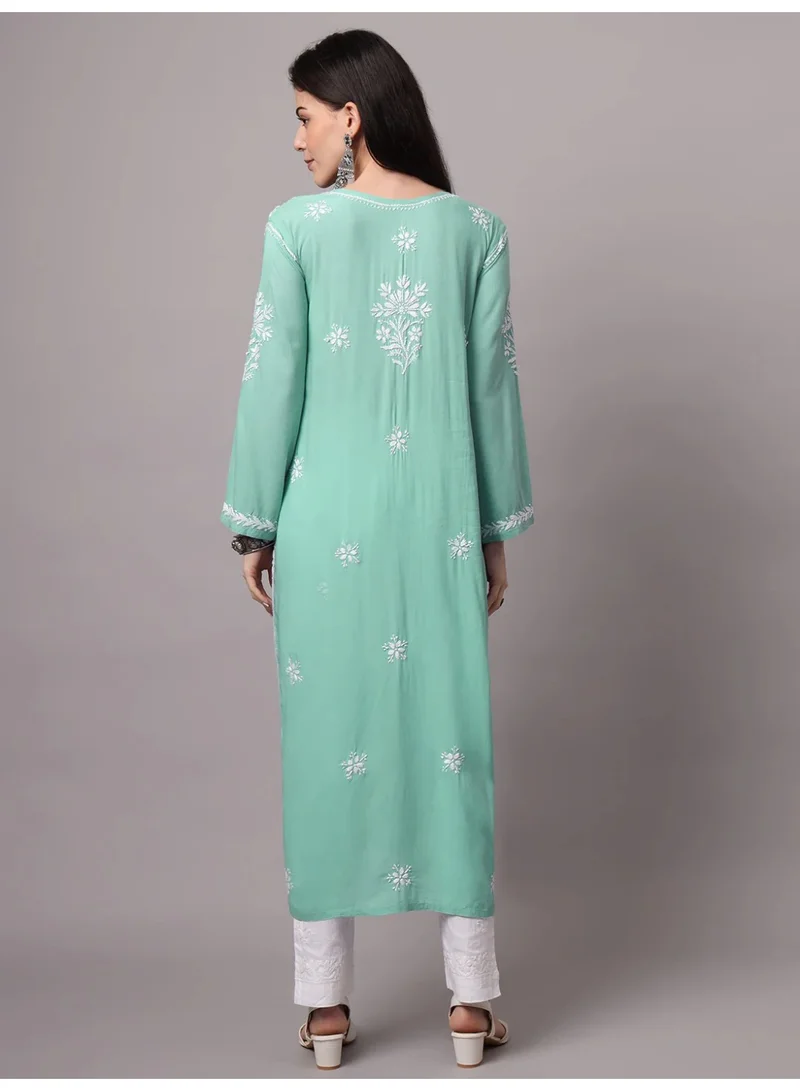 Alaya Hand Embroidered Chikankari Modal Kurta-AL4059