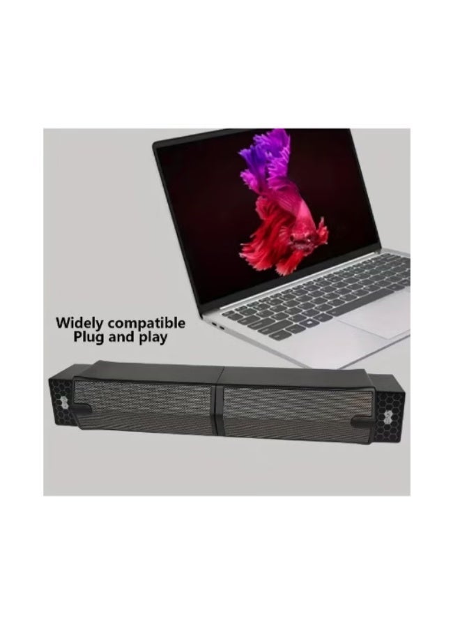 بوينت مكبر صوت PT520 للألعاب على سطح المكتب - 6 وات (2 * 3 وات) 2.0 قناة ستيريو - مضيء بألوان قوس قزح - مزود بمنفذ USB سلكي + صوت 3.5 مم - إعداد متعدد التصميمات - لأجهزة الكمبيوتر الشخصية والكمبيوتر المحمول والمسرح المنزلي - Image 5