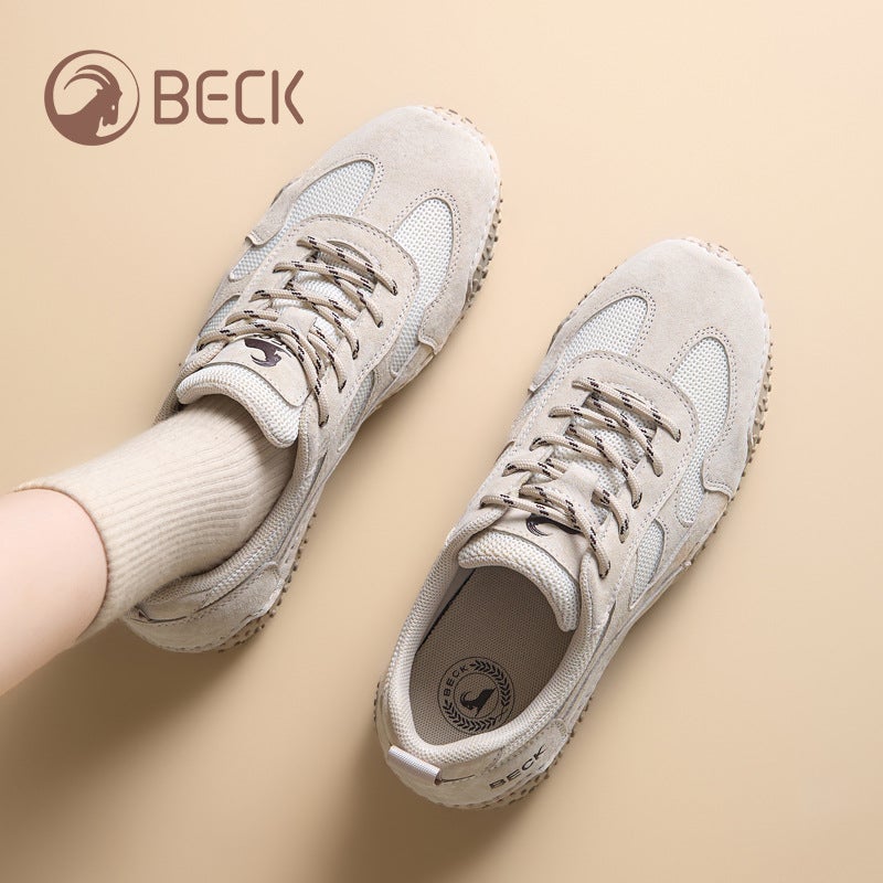 BECK Women's Casual Leather Flat Shoes - Image 3