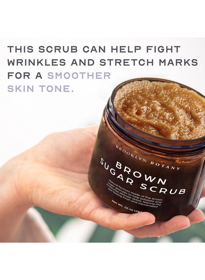 بروكلين بوتاني مقشر الجسم بالسكر البني من بروكلين بوتاني - مرطب ومقشر للجسم والوجه واليدين والقدمين - يحارب حب الشباب والخطوط الدقيقة والتجاعيد، هدايا رائعة للنساء والرجال - 10 أونصة - Image 5