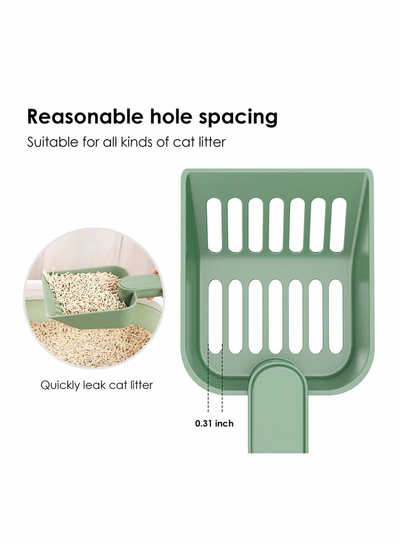 مغرفة فضلات قطط بسعة كبيرة مع حامل تصميم متين وجميل مثالية لجميع أنواع فضلات القطط - Image 4