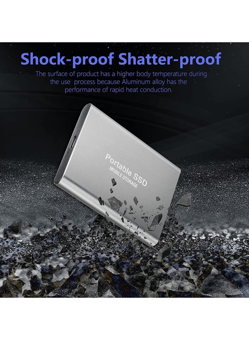 ارواق محرك الأقراص الصلبة الخارجي المحمول سعة 1 تيرابايت USB 3.0 SSD خارجي للكمبيوتر الشخصي Mac والكمبيوتر المحمول وسطح المكتب مقاس 2.5 بوصة - Image 4