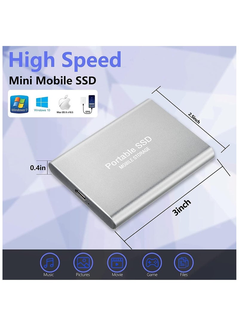 ارواق محرك الأقراص الصلبة الخارجي المحمول سعة 1 تيرابايت USB 3.0 SSD خارجي للكمبيوتر الشخصي Mac والكمبيوتر المحمول وسطح المكتب مقاس 2.5 بوصة - Image 5