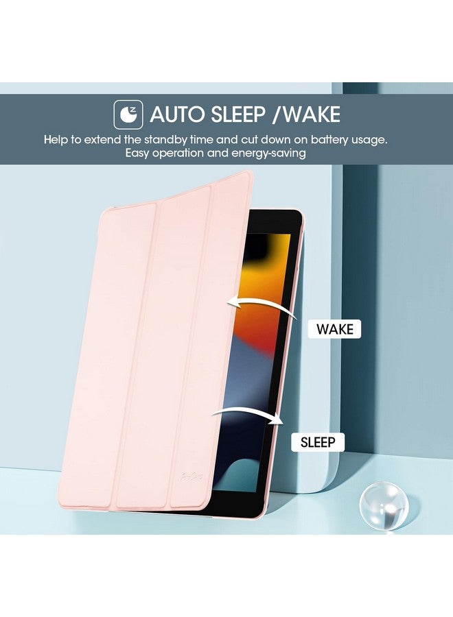 بروكاس حافظة برو كيس لجهاز آيباد الجيل التاسع 2021/ آيباد الجيل الثامن 2020/ آيباد الجيل السابع 2019، حافظة آيباد 10.2، غطاء آيباد الجيل التاسع - وردي فاتح - Image 3