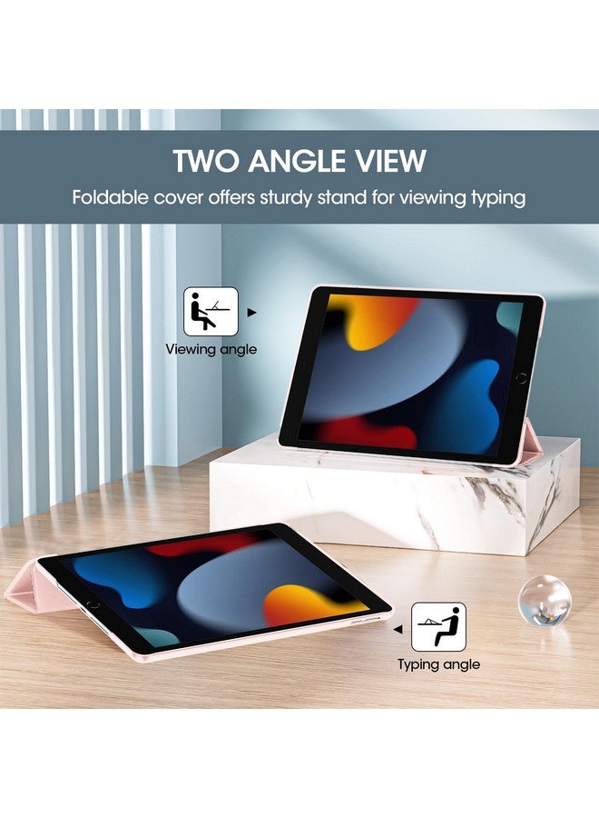 بروكاس حافظة برو كيس لجهاز آيباد الجيل التاسع 2021/ آيباد الجيل الثامن 2020/ آيباد الجيل السابع 2019، حافظة آيباد 10.2، غطاء آيباد الجيل التاسع - وردي فاتح - Image 4