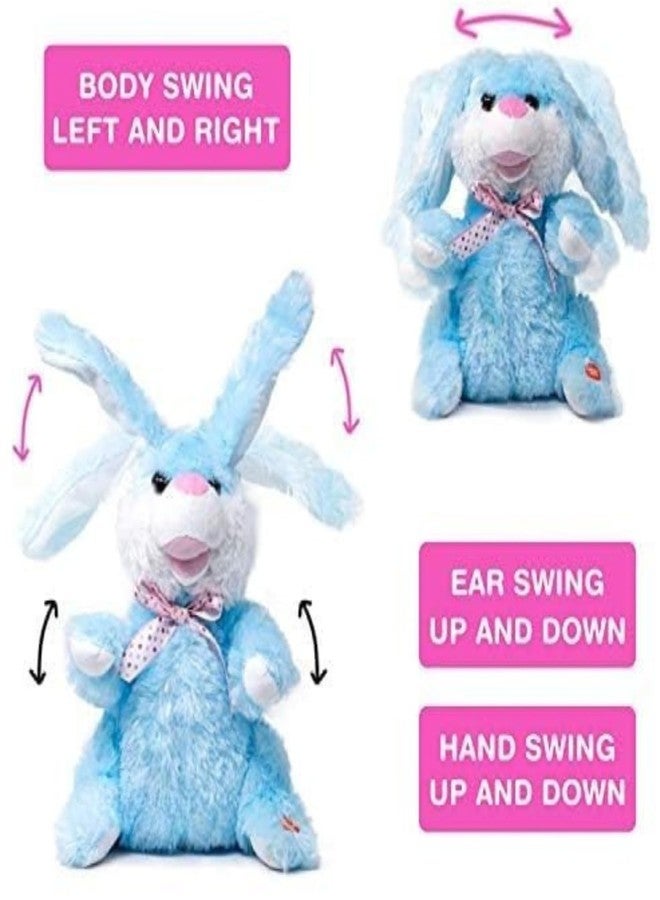 Space Enterprises Dancing Rabbit Musical Singing Plush Soft Toy | Interactive Bunny Stuffed Animal with Music & Movable Ears | Ultra-Soft Huggable Cuddly Doll. - Image 5