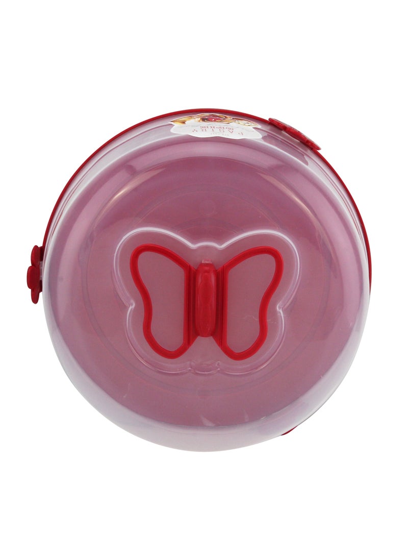 QLUX Plastic Caramel Cake Dome - Image 3