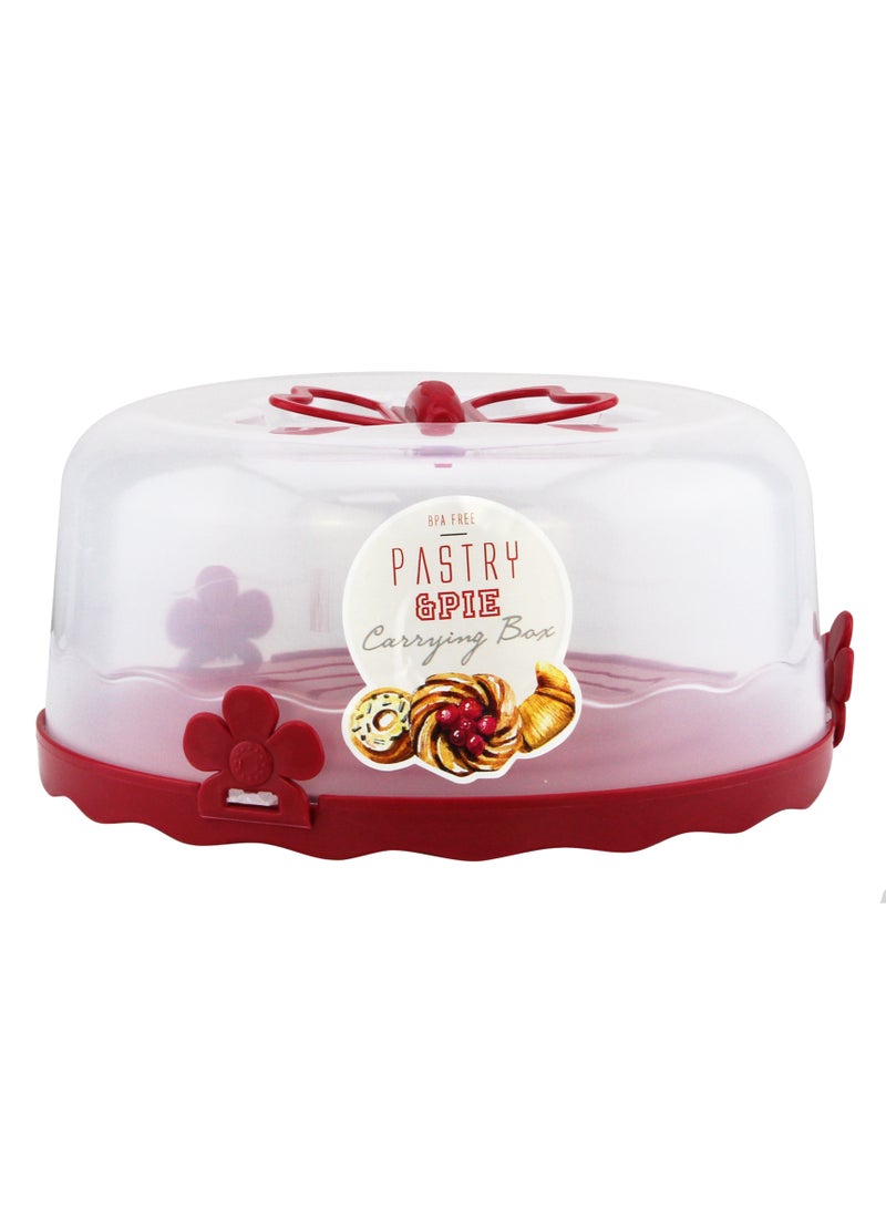 QLUX Plastic Caramel Cake Dome - Image 1