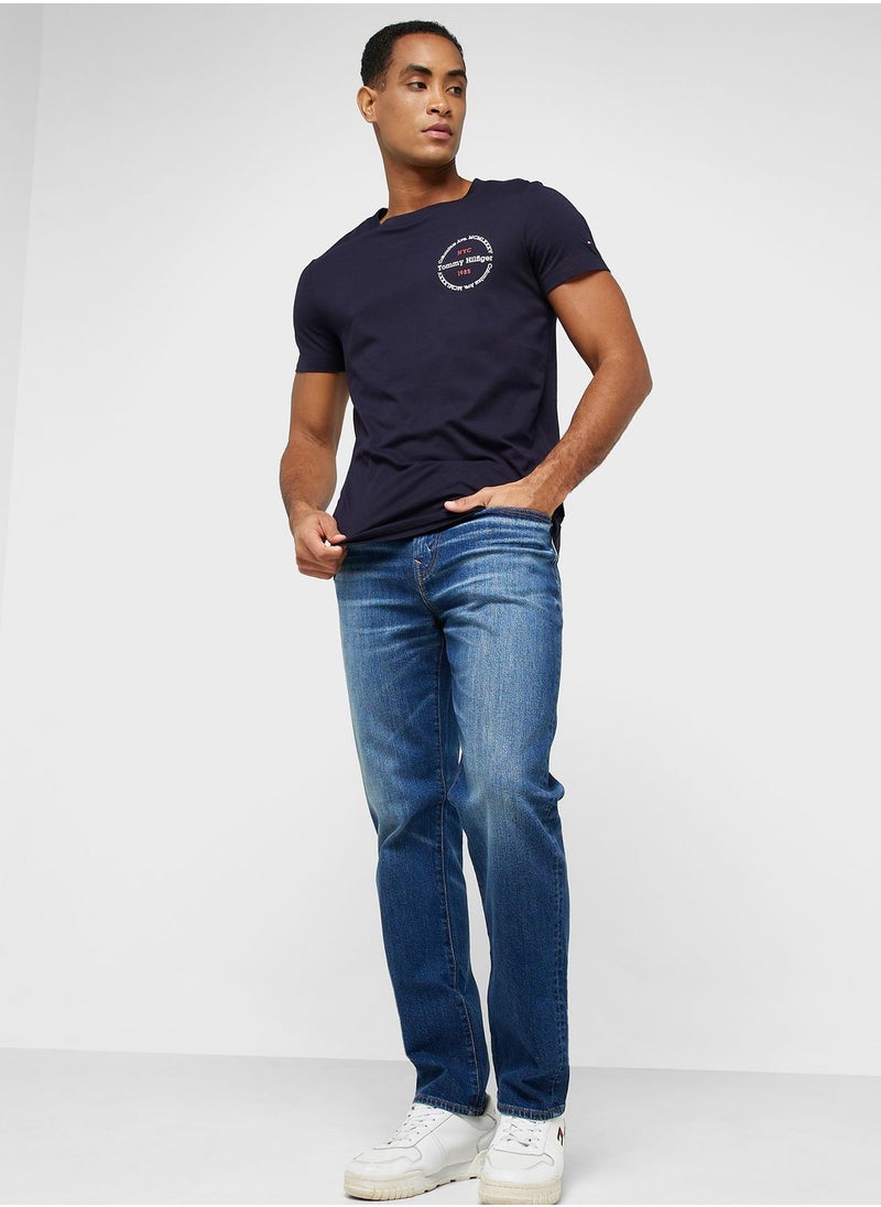 American Eagle - Light Wash Straight Fit Jeans - Image 1