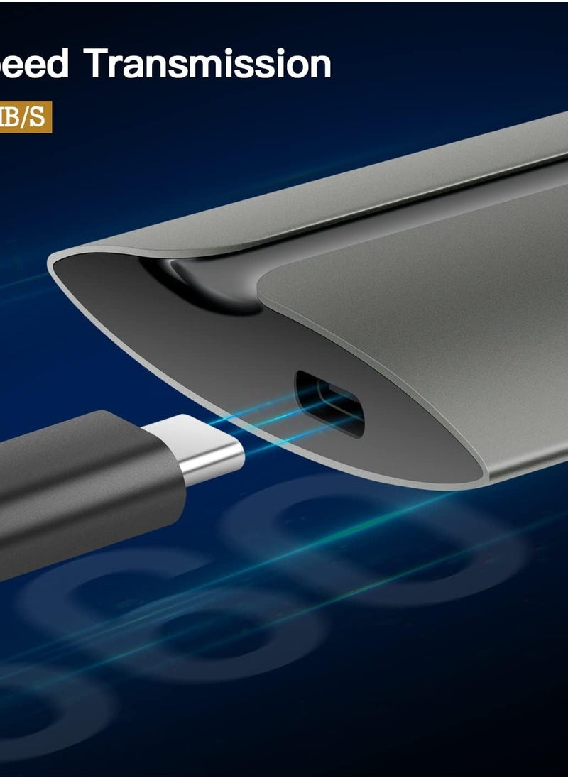 HIKSEMI T300S 1TB Portable External SSD Read Speed Up to 560MB/S, USB 3.1/Type C, External Solid State Drives