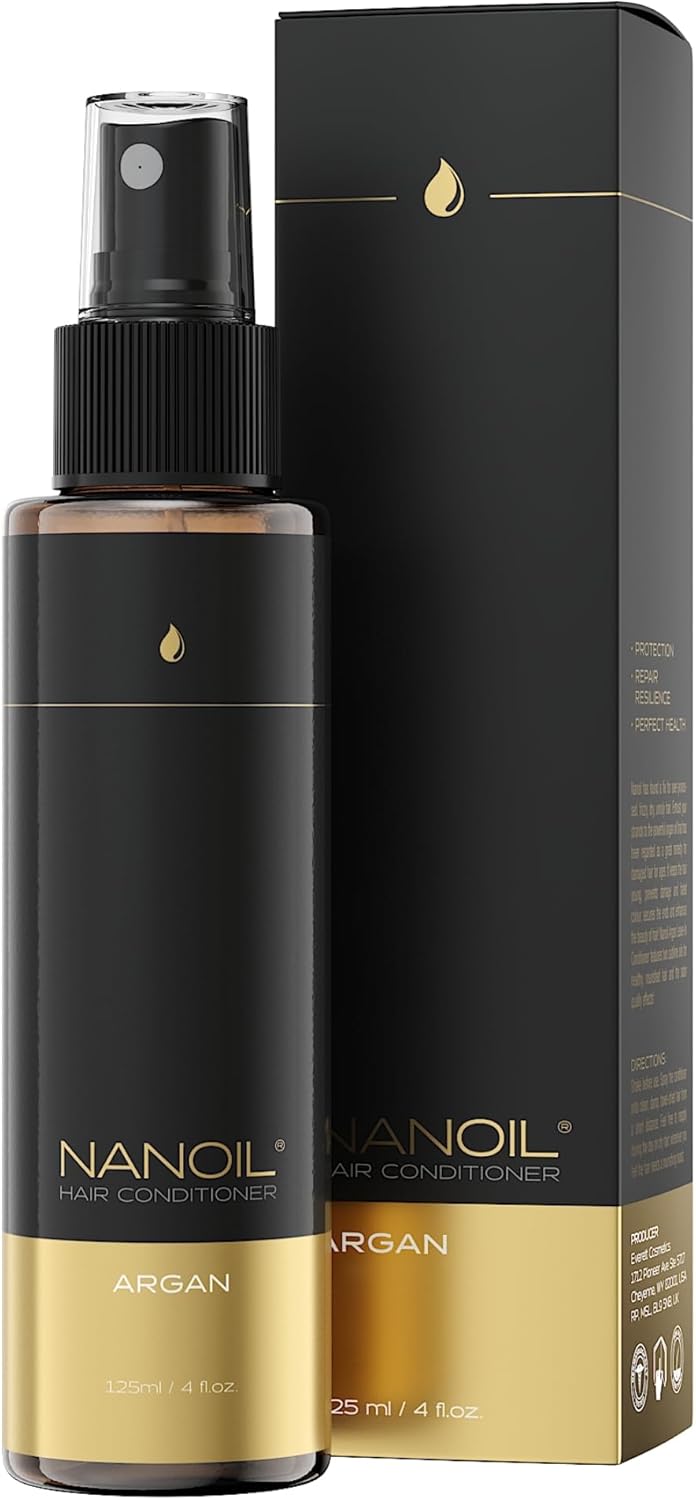 Nanoil Argan Hair Conditioner 125ml BiPhase Hair Conditioner Strengthening Smoothness Perfect Health