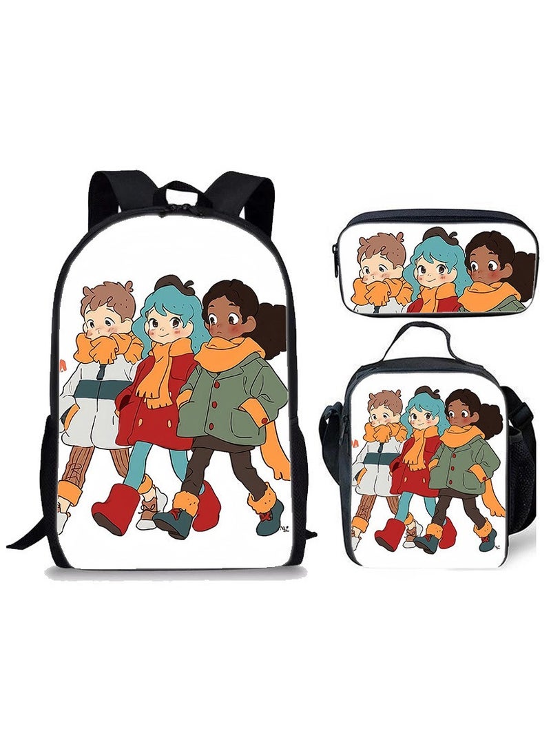 هيلدا حقيبة ظهر جديدة للطلاب مكونة من ثلاث قطع 29*42*16 سم