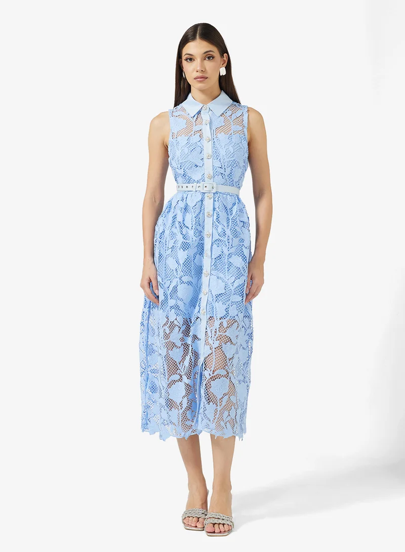 ELLA Lace Shirt Dress