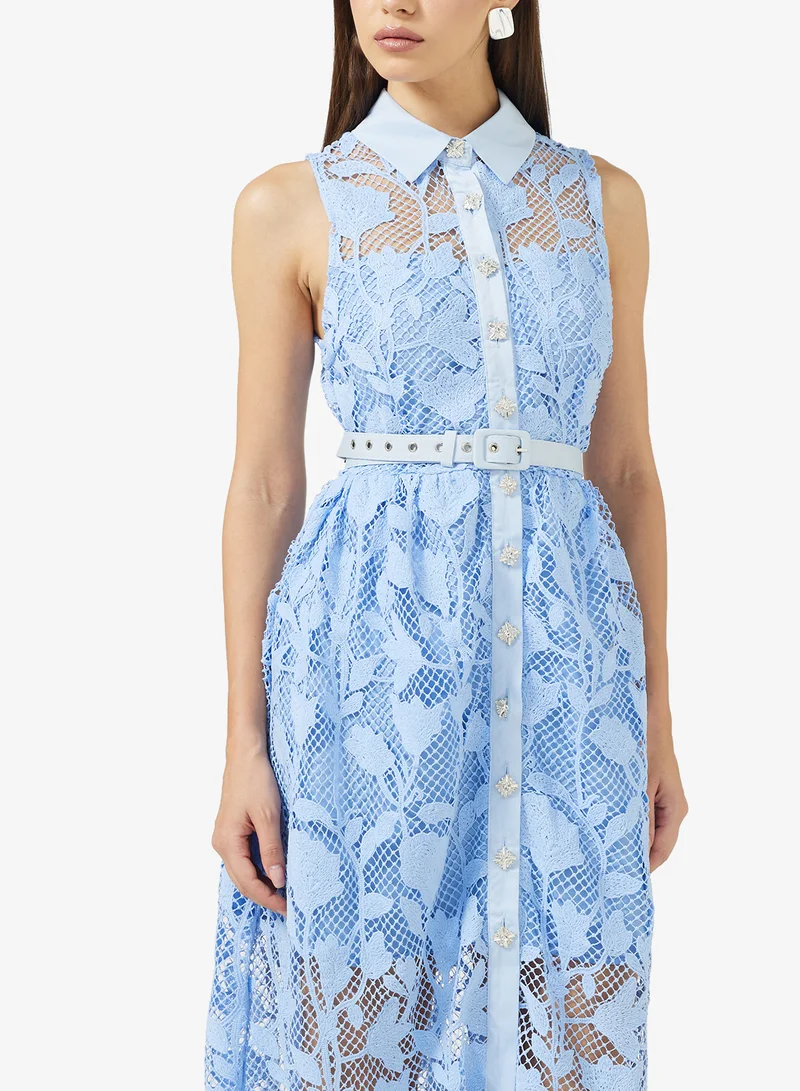 ELLA Lace Shirt Dress
