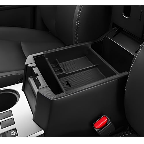 LUWU Center Console Organizer Tray Compatible with 2020-2025 2026 Kia Telluride/2010-2021 2022 2023 2024 Toyota 4Runner Accessories Armrest Console Organizer Armrest Organizer Insert Tray Black - Image 1