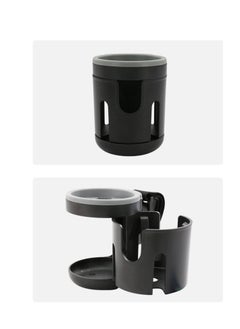 SYOSI Cup Holder for Walker,360 Degrees Rotation Stroller Organizer Cup Holder, 2 in 1 Cup Holder - Universal Bike Water Bottle Holders for Bicycle, Stroller, Scooter, Walker, Wheelchair  - Image 4