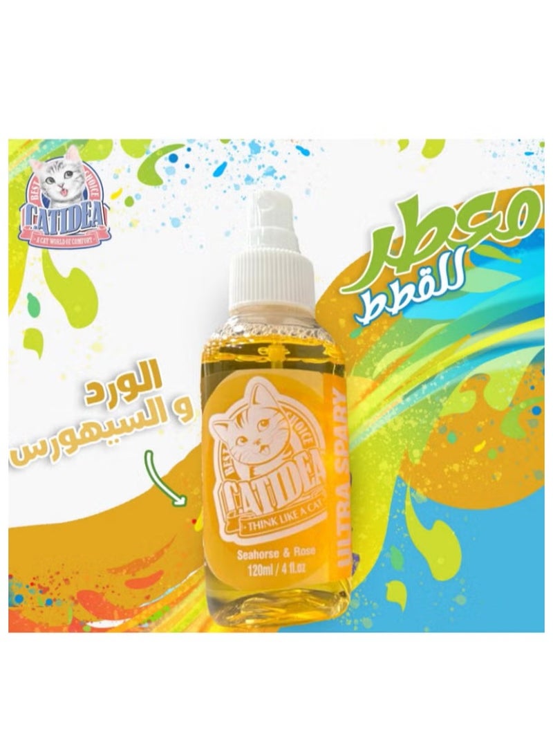 CATIDEA Rose and horse scented cat freshener 120ml