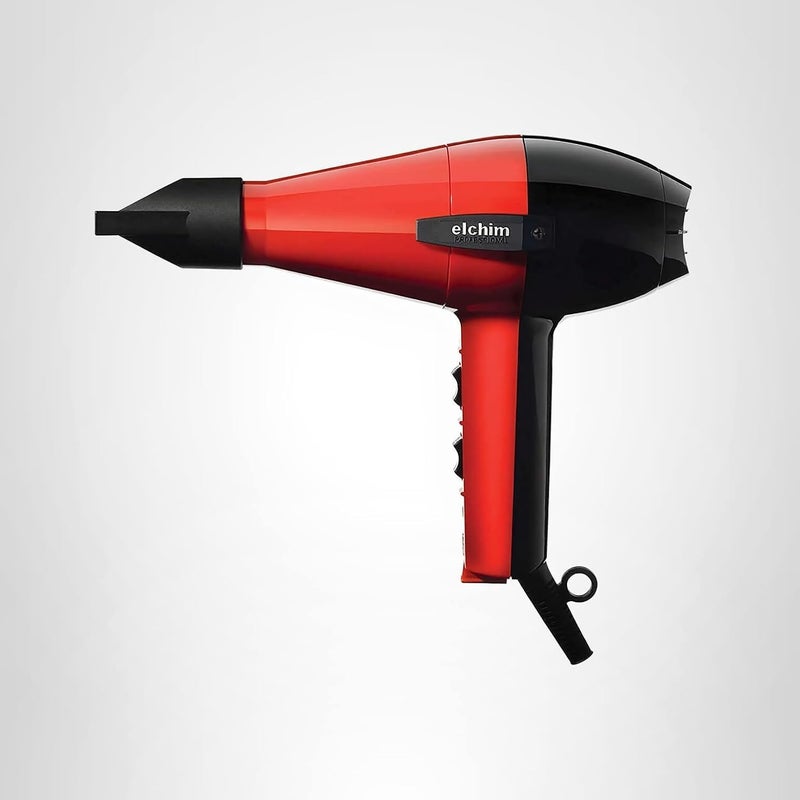 ELCHIM Hair Dyer - Red/Black - Image 1