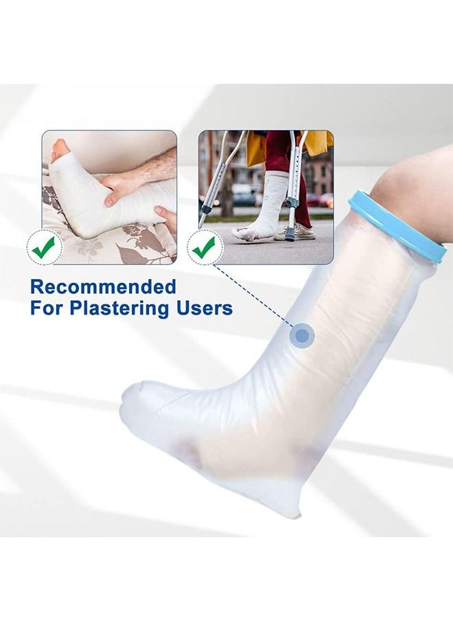 MVAQKLM  100% Waterproof Leg Cast Cover for Showering Reusable Covers for Leg and Foot Surgeries Cast Bag  - Image 4