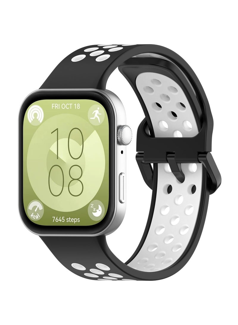 متوافق مع هواوي ووتش صالح 3 سوار رجالي اللون سيليكون سوار ووتش الذكية التبعي - Image 1