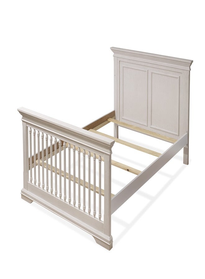Sorelle Furniture Portofino Crib,Classic 4-In-1 Convertible Crib,Brushed Ivory Crib Made of Wood,Non-Toxic Finish, Wooden Baby Bed,Toddler Bed,Child’s Daybed and Full-Size Bed-Ivory - Image 3