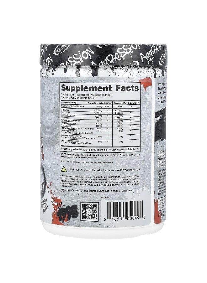 Gaspari Nutrition Gaspari Nutrition, SuperPump Aggression™ Pre- Workout, Mayhem Mango, 360 g  - Image 2