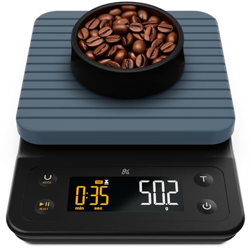 Greater Goods 0.1g Precision Coffee Scale with Timer – 3kg Digital Scale for Pour-Over, Espresso, French Press, Kitchen Use (Stone Blue) - Image 1