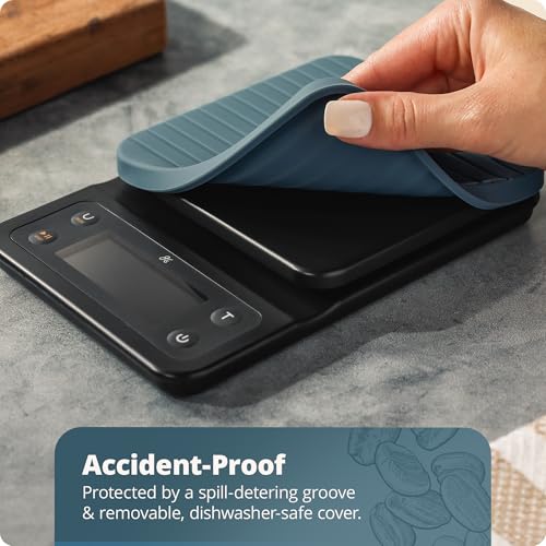 Greater Goods 0.1g Precision Coffee Scale with Timer – 3kg Digital Scale for Pour-Over, Espresso, French Press, Kitchen Use (Stone Blue) - Image 5