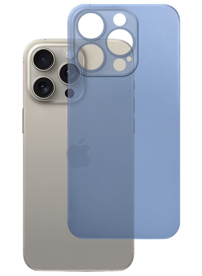 Ultra Thin Case for iPhone 15 Pro Max with 0.3mm Matte Case Cover Air Skin Series Feather-Light Frosted Protective Back Cover - Light Blue - Image 1