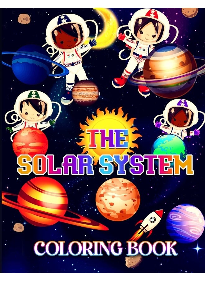 Solar System Coloring Book  - Image 1