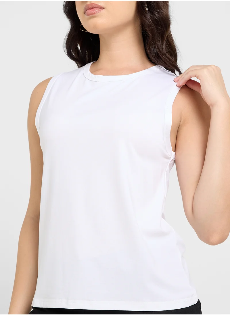 جينجر بيسيكس Relaxed Cotton Vest
