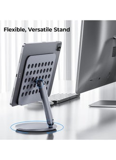 Benks BENKS Tablet Stand, 360°Rotation Tablet Stand Holder, Compatible with 2022 iPad Air 5/4,iPad Mini 6/5,iPad 10.2,iPad Pro 12.9/11, Portable Monitor, Surface Pro, Phones (4-13 inch)  - Image 3
