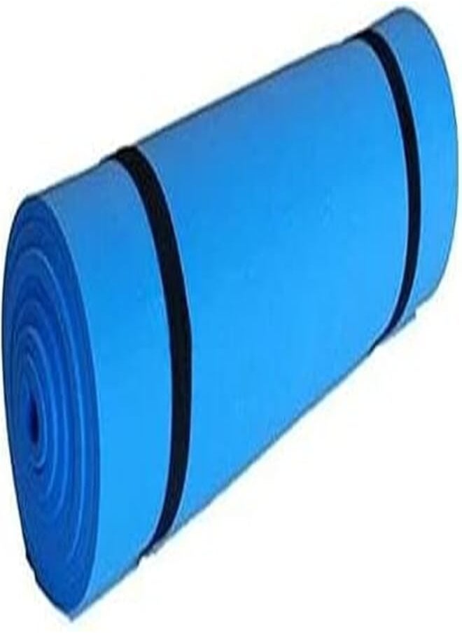Generic Pro Solid Soft Rubber Exercise Mat - Blue 