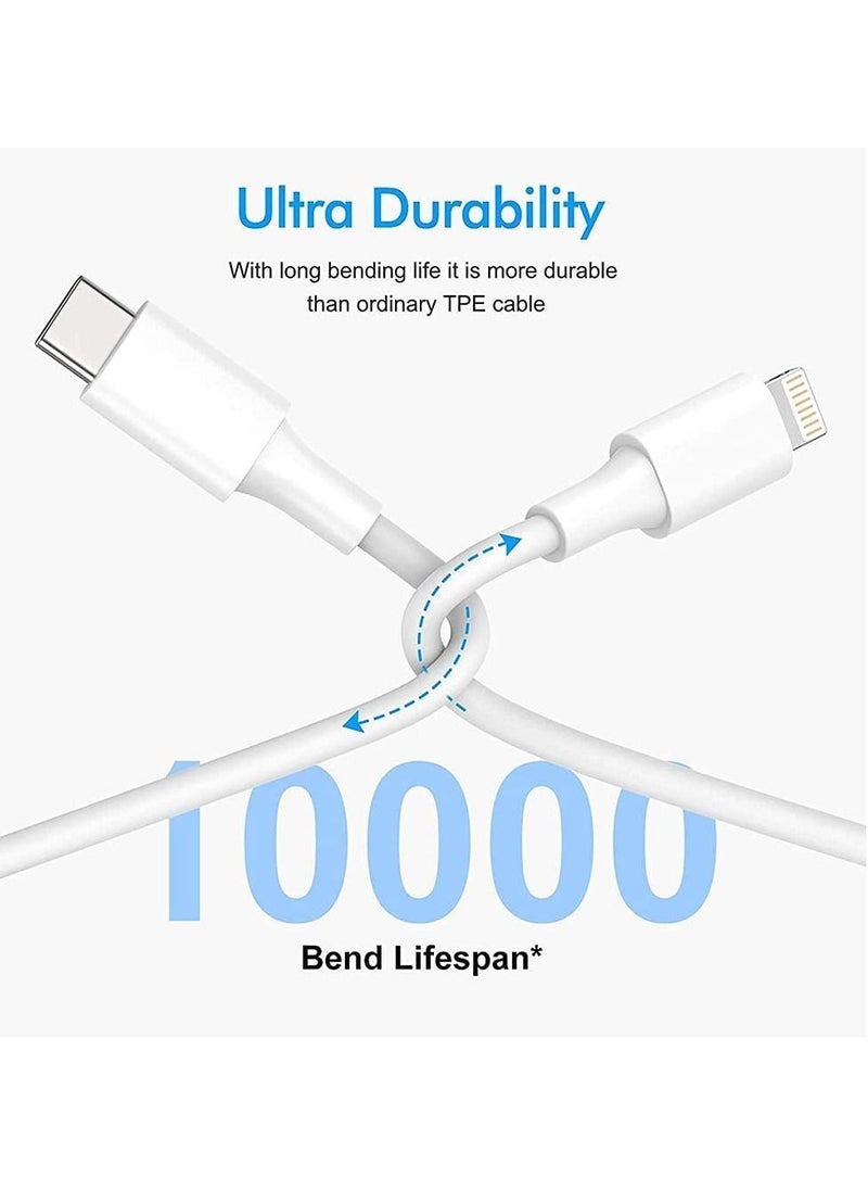 Generic iPhone USB C Charger Plug ＆ 2m Type C Lightning Cable【Apple MFi Certified】20W USB C PD3.0 Fast Wall Charger Compatible with iPhone 13/13 Mini/13 Pro Max/12/SE  - Image 3