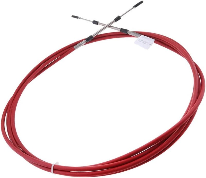 klarakoThrottle Cable, Marine Throttle Shift Control Cables for Yamaha Honda Nissan Tohatsu Outboard, Stainless Steel 8klarako26FT - Image 5