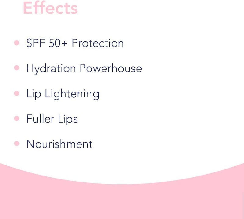novaclear بلسم الشفاه الوردي من نوفاكلير مع واقي شمس SPF 50 - 4.9 جرام ترطيب ومنع التصبغ للشفاه الملونة - Image 3