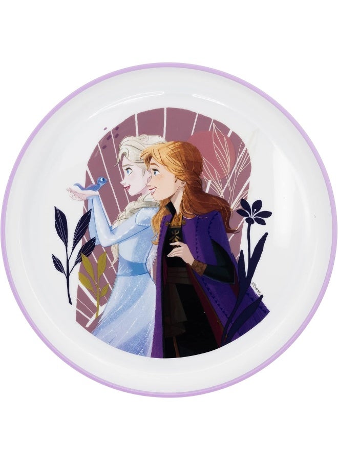 STOR STOR NON SLIP BICOLOR PREMIUM PLATE FROZEN TRUST THE JOURNEY - Image 1