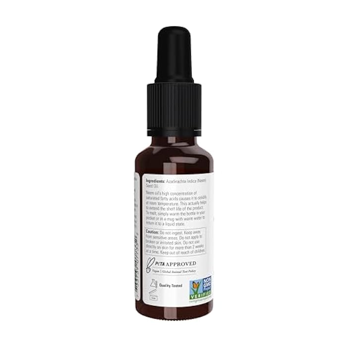NOW Solutions 100% Pure Neem Oil - 1 fl oz (30 ml) - Image 3