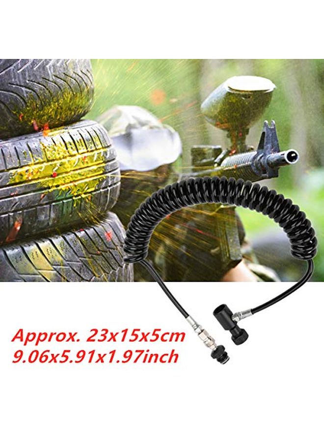 Aluminium Paintball Remote Coil Hose High Pressure 3000psi Air Line - Image 3