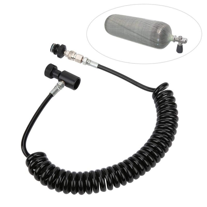 Aluminium Paintball Remote Coil Hose High Pressure 3000psi Air Line - Image 4