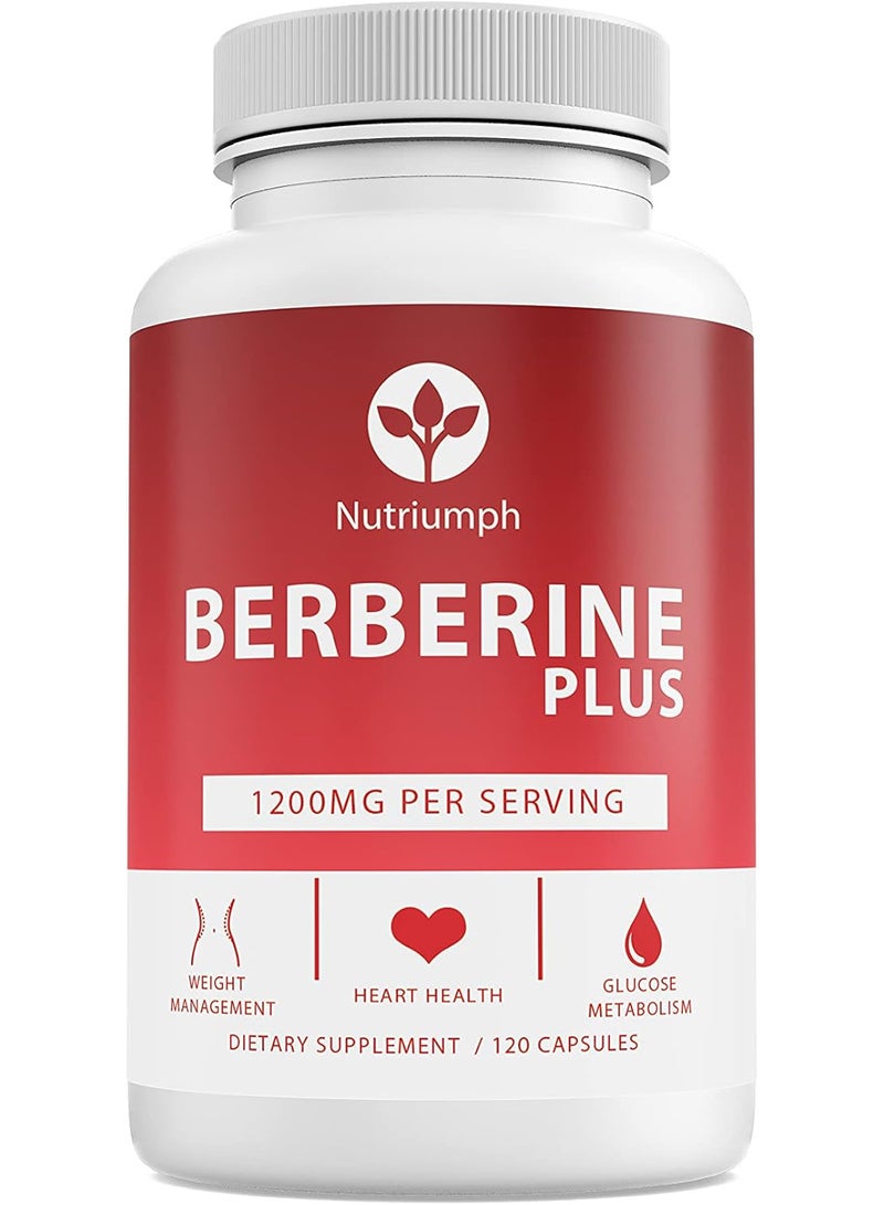 Nutriumph Berberine Plus 1200mg with Royal Jelly 120 Vegan Capsules - Image 1